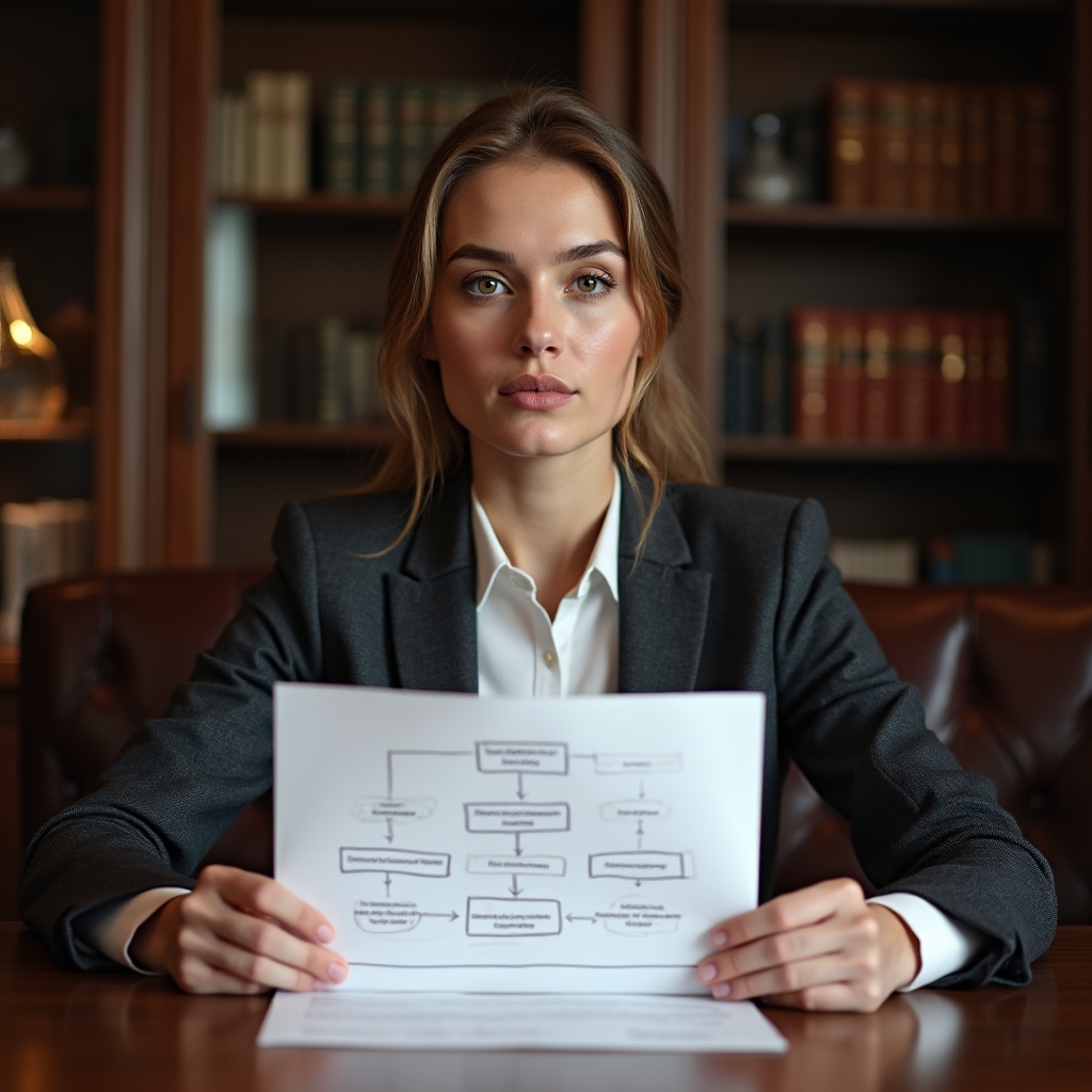 Schemat decyzyjny na kartce papieru dotyczący oceny wartości wygody